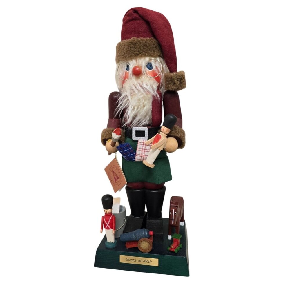 16" Christian Ulbricht Nutcracker Figurine Santa's Workshop Signed
